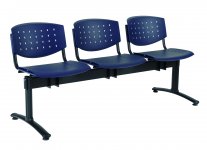 1123 PN Layer ügyfélváró szék, pados változat, műanyag